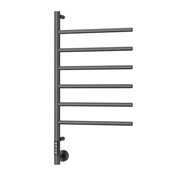 Полотенцесушитель с эл. нагревательным элементом, тип Е2. модель Ti#1 L.43х80.F6 (timer), графит